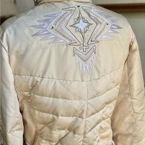 NWT BOGNER Down Jacket With Swarovski Crystals, Designed By Goan Thylmann